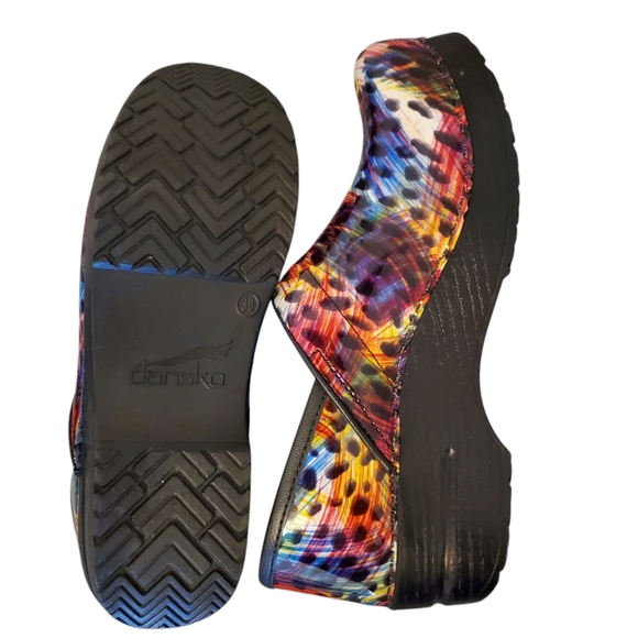 Dansko Professional Paint Storm Patent Clogs (EUR 38) - Picture 3 of 4